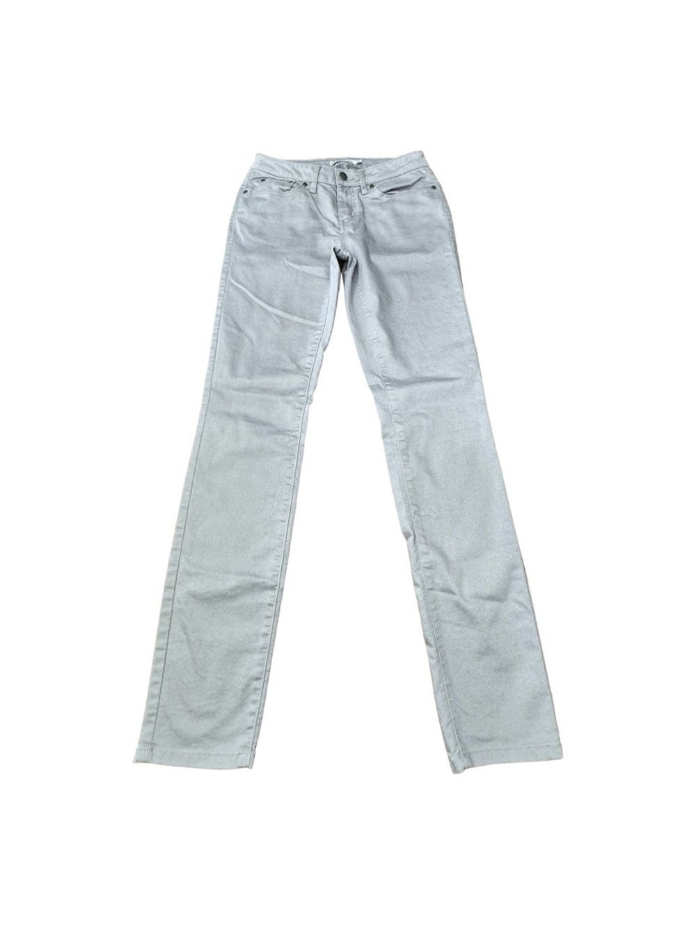 PrAna Kayla Mid Rise Jean Grey Soft Stretch Narrow Leg Casual Women’s Size 27